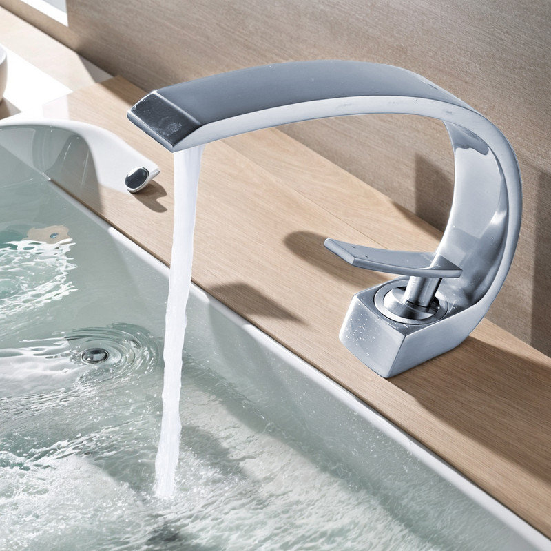 Mounting / Installation Required Single-handle Bathroom Faucet, Chrome