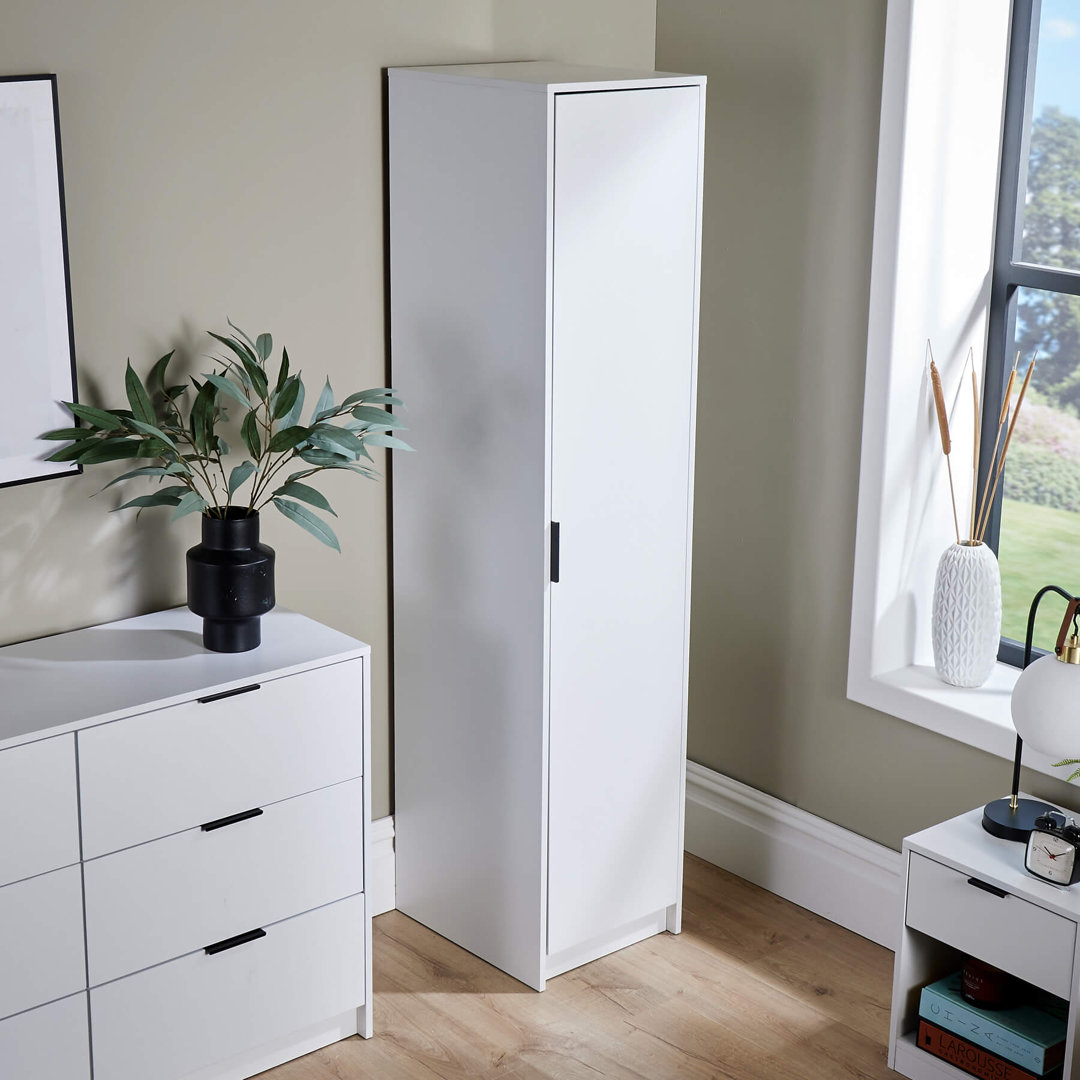 Phoenix 1 Door Hanging Rail Bedroom Storage Wardrobe