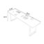 Bureau moderne et simple blanc-864596260