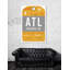 «Atlanta L bagage» - reproduction d'art textuel-32490281-32651125