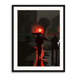 Rain, 6 A.M. Print by Evan Sklar