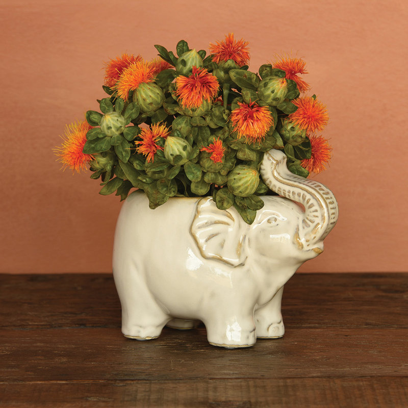 Elephant Statue Planter