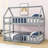 Salome Kids Twin Over Twin Bunk Bed-197908182