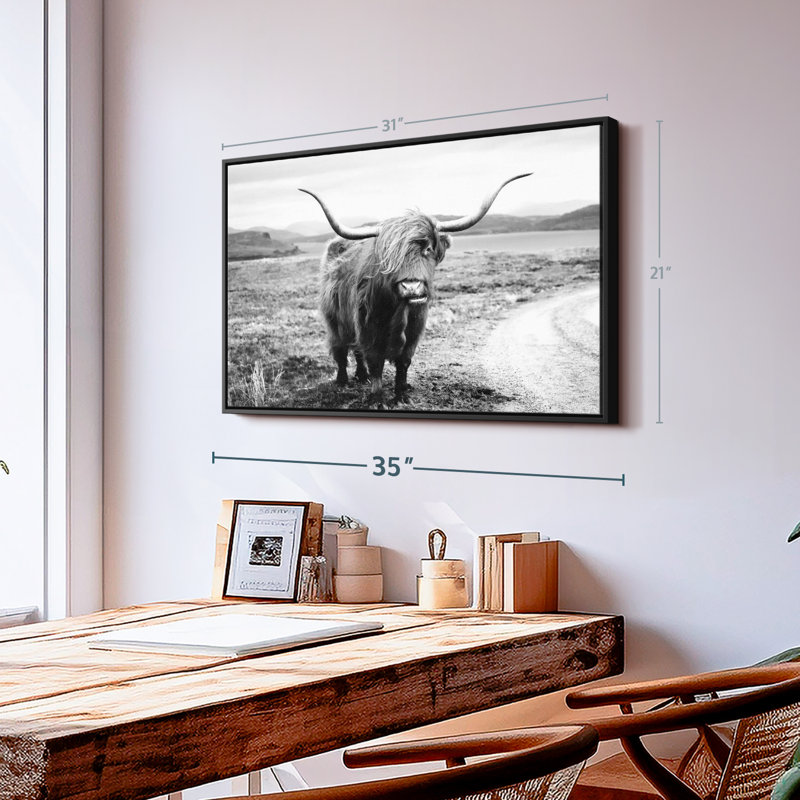 Animal «Highland Bull», H 31 po x l 21 po