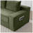 Cloud 73" W x 35.1" D x 32.5" H Corduroy Memory Foam Convertible Loveseat Sofa Bed-102765686-102767496