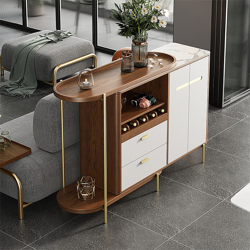Armoire latérale de rangement moderne et minimaliste extensible
