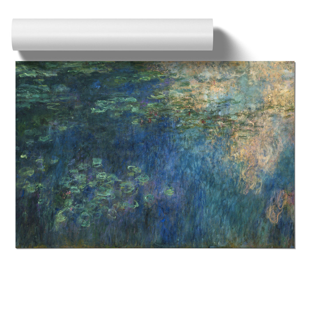 Water Lilies Lily Pond by Claude Monet - Frameless Print