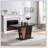 61.81 (46.46) inch Extendable Dining Table with Built-in Storage, Modern Wooden Table with Sturdy Metal Frame and MDF base-722521169