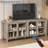 TV Stand, Modern Entertainment Center with 4 Sliding Glass Doors, Media Console with Storage Cabinet for Living Room-92037004