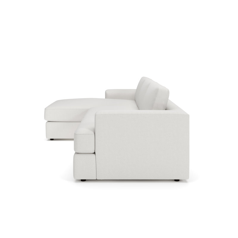 Cayden 2-Piece Upholstered Sectional, Left Hand Facing, Macarena Beige