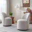 Chaise pivotante rembourrée entièrement assemblée-115126445