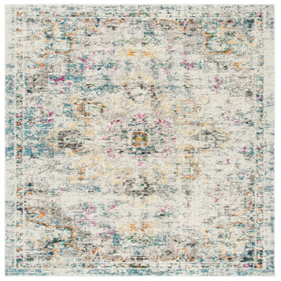 Felty Oriental Grey / Gold Area Rug