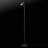 58'' Black LED Floor Lamp