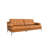 Kimberly Leather Mid-Century Sofa
