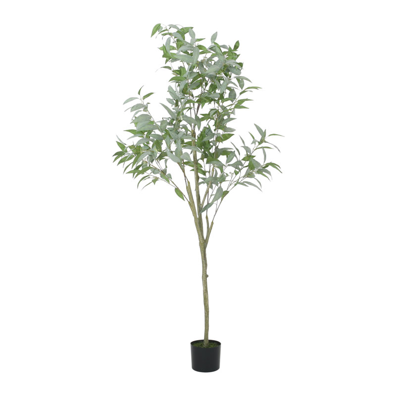 Faux Eucalyptus Tree in Pot
