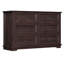 Commodes à 6 tiroirs avec rangement pour salon, chambre à coucher Diako-1256853106