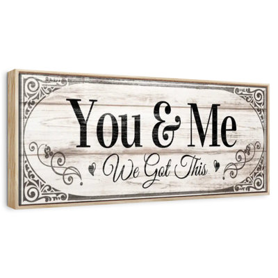 Plaque murale «We Got This Couples»