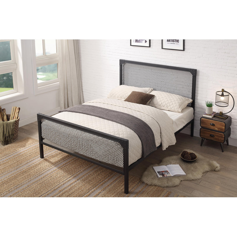 Carevelle Solid Wood Bed, Double (4'6), 19cm Double Memory Foam