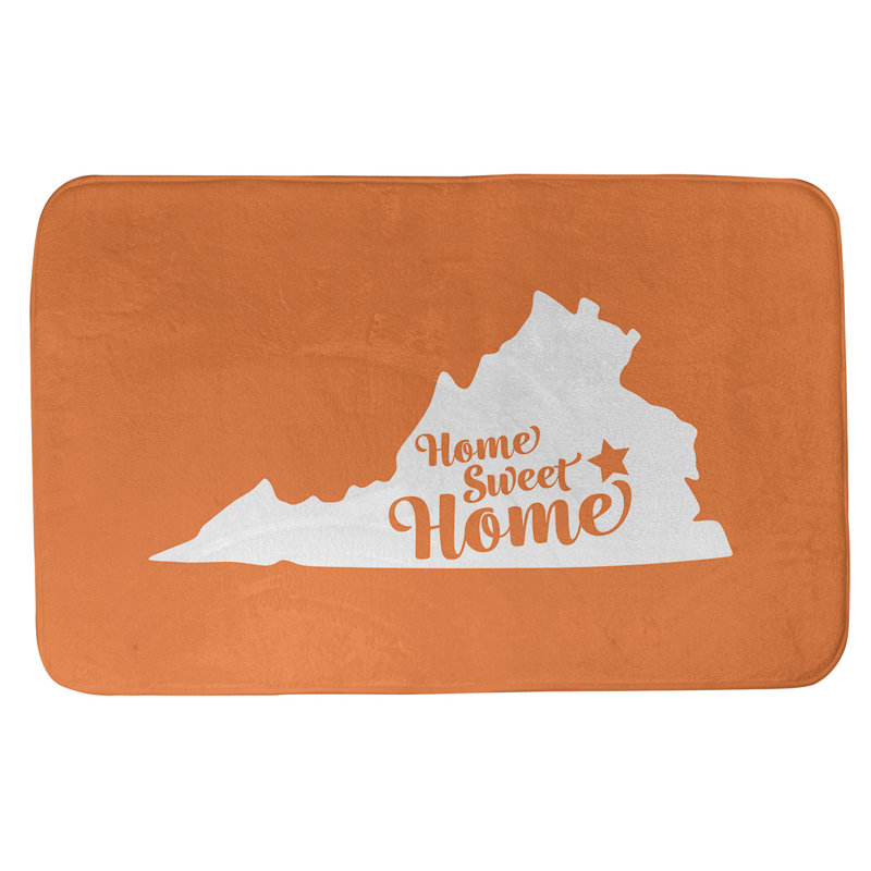Tapis pour salle de bain richmond doux, l 17 po x L 21 po, Orange