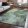 Premium Machine Washable Cerrito AMF592 Green Rug