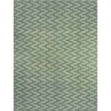 Hand Knotted Area Rug in Sea Glass
