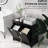 Dual Tilt Out Laundry Hamper Cabinet, Bathroom. 2 For Washroom Storage, Black Floor Cabinet. Spacious Towel Accommodation. Separate Storage & Dark Items. Made, Water-. Toppling Feature.