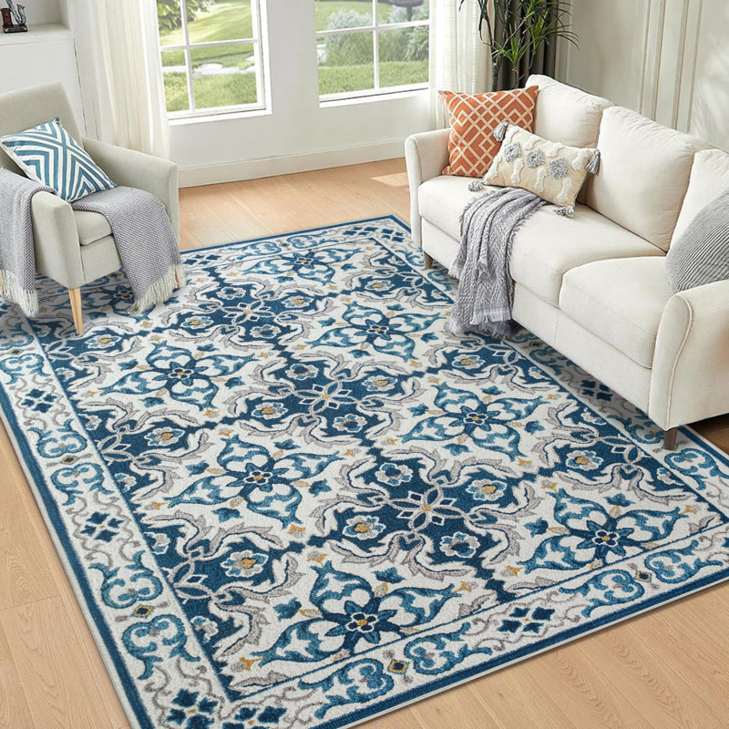 Modern Printed Area Rugs Durable Carpet for Living Room Bedroom Hallway, Rectangle 160 x 300 cm