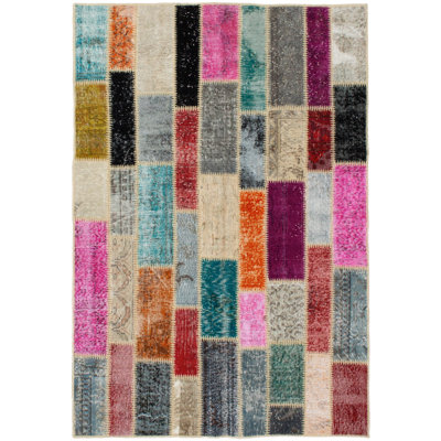 Sadye One-of-a-Kind 4'8" X 6'11" 2010s Wool Area Rug in