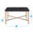 Phyl Cross Legs Coffee Table