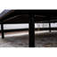 Très grand lit plateforme tapissier King - gris moderne, 6 pieds réglables, capacité de 1 000 lb, structure en acier, lit pliable tissé gris de la série Design, pieds à hauteur réglable, soutien, construction,