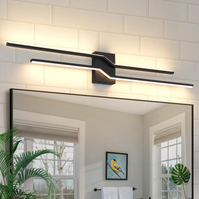 Luminaire de salle de bain à intensité variable à DEL avec 5 températures de couleur réglables