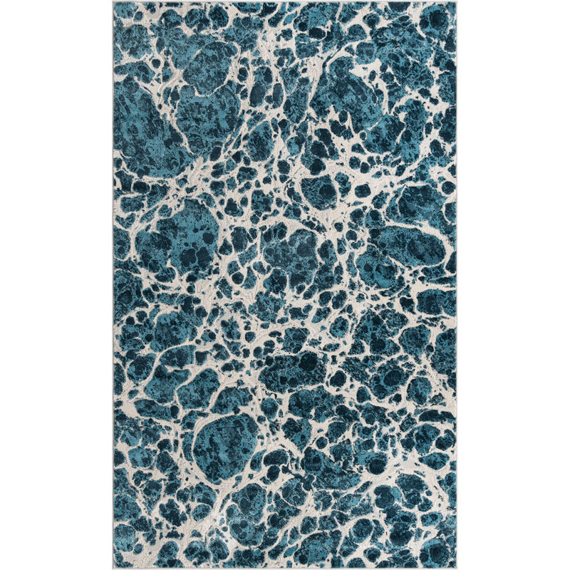 Abstract Indoor Rug, Rectangle 5' x 8'