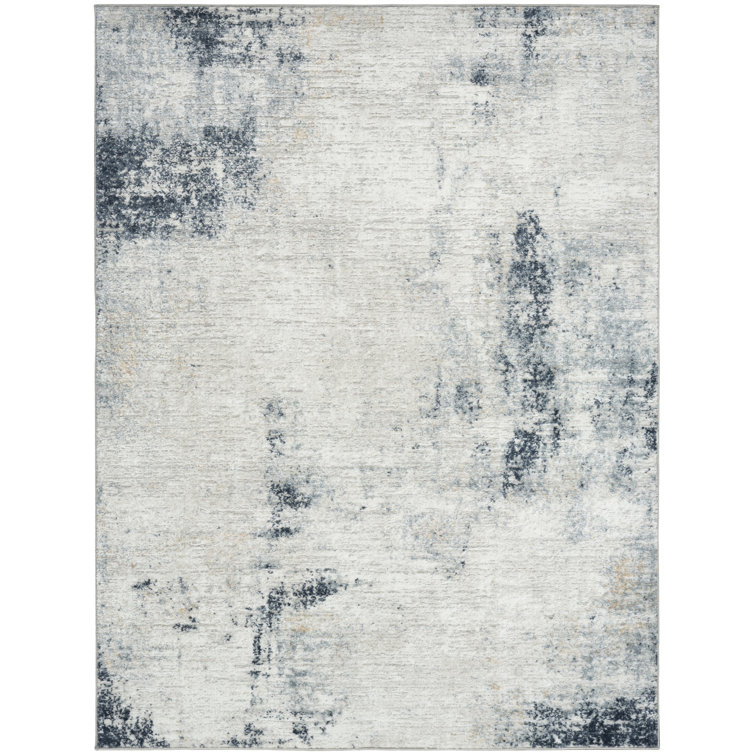 Leuchte Grey Navy Modern Indoor Rug