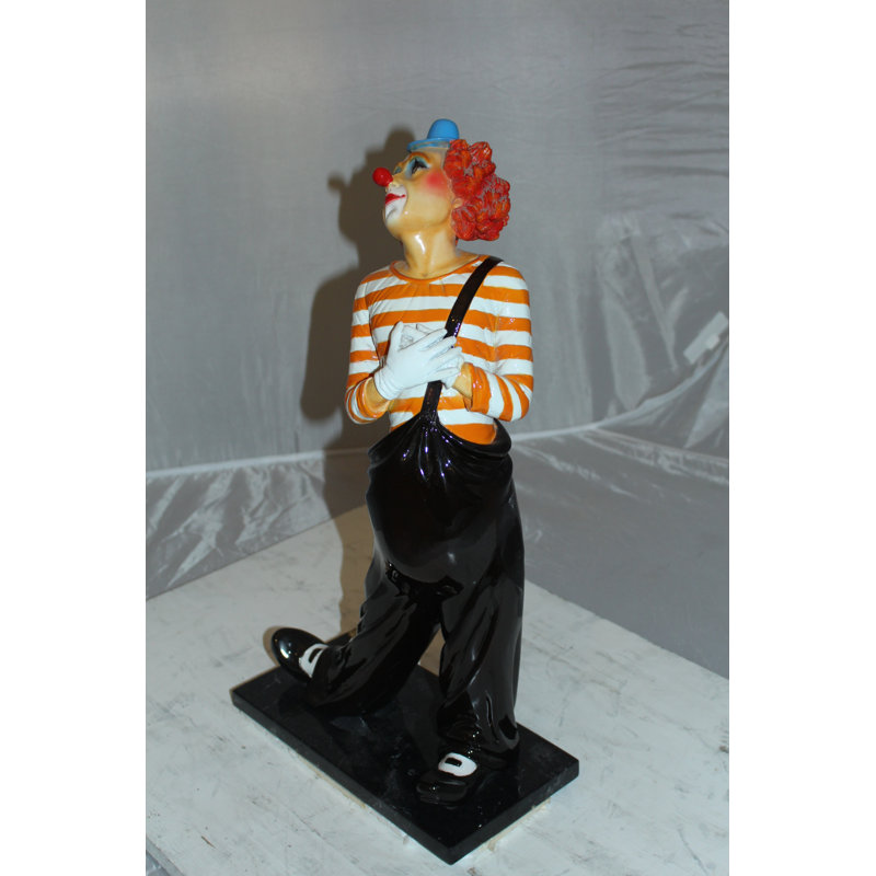 Statue de clown Binns