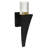 Modern LED Wall Sconce with Black Finish For Living Room, Bedroom, Hallway – Integrated LED, No Bulb Required-582830994