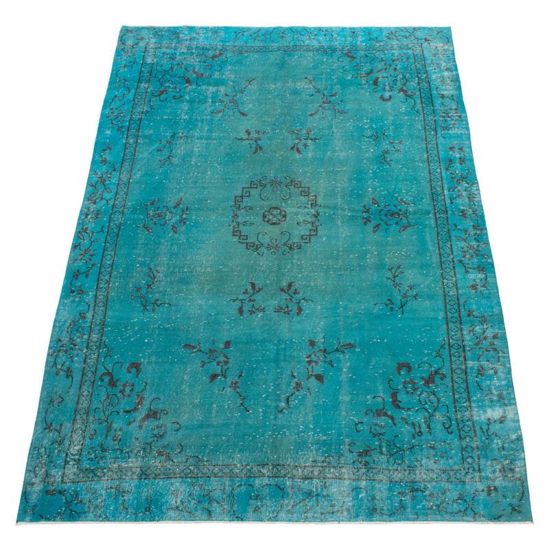Patte One-of-a-Kind 6'5" x 10'3" 1990s Rectangle Wool Area Rug in