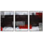 Abstraits blocs de couleur noire - imprimé-56497768-95099311-119402604