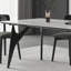 Table et chaise de salle à manger décontractée pour la maison