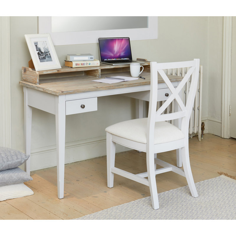 Jamaul Solid Wood Executive Desk, 76 x 120 x 60