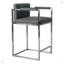 Tabouret de bar argent et gris pour la cuisine