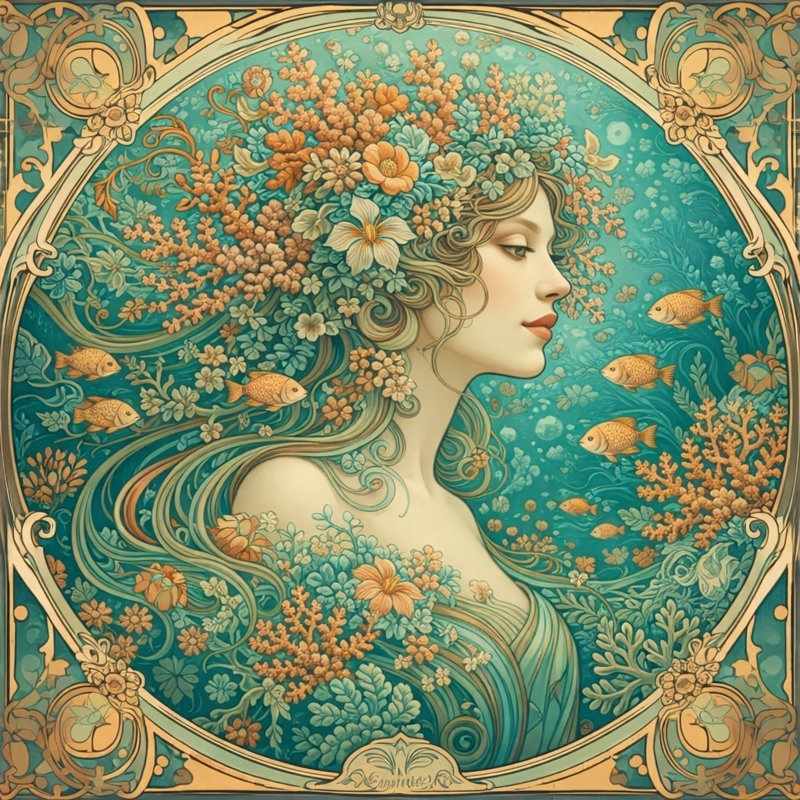 Art mural sur toile Calm Sea, L 40 po x H 40 po x P 1,5 po