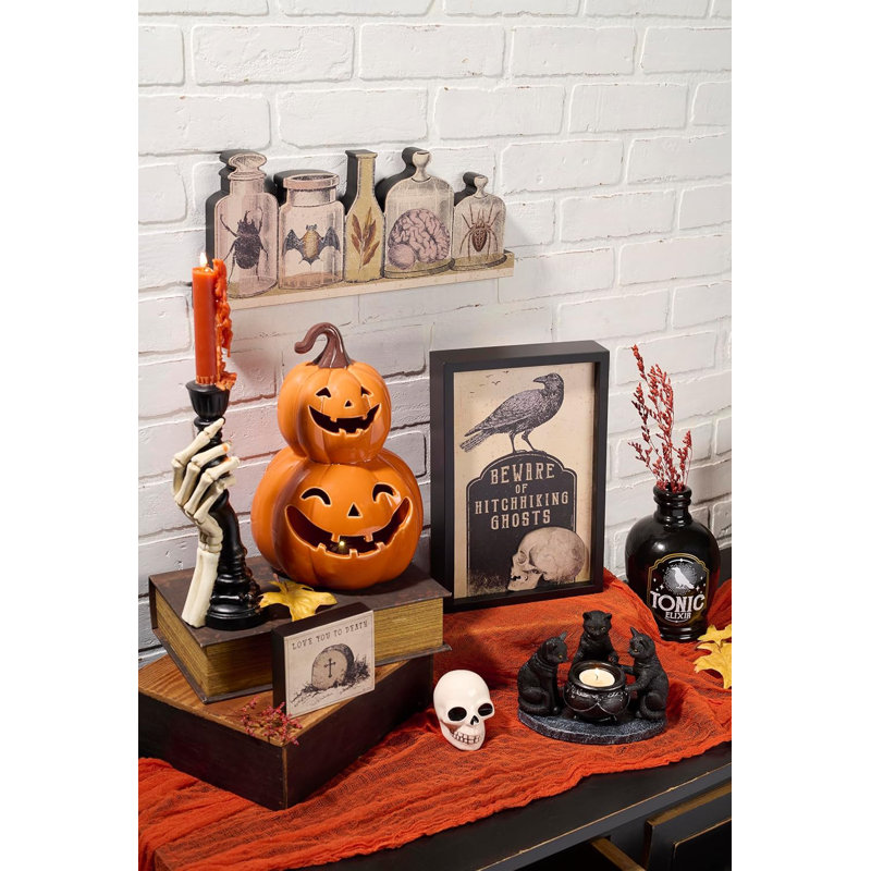  Bouteille rétro d'Halloween