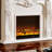 Solid Wood Freestanding Fireplace-1266636011