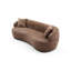 Canapé courbé en tissu Mid-Century-176650628