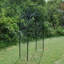 Ahonesti 115cm W x 45cm D Metal Arbour with Gate in Black
