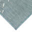 Tapis bleu turquoise tissé à la machine