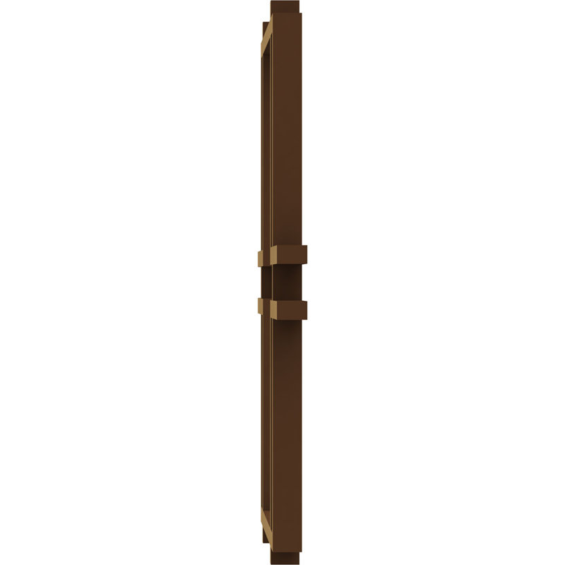 Panneaux muraux en bois Granby, Jaune, H 15 3/8 po x l 15 3/8 po x P 3/8 po