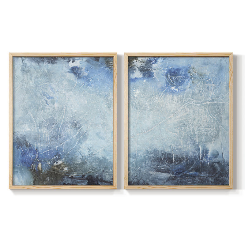 Coastal Seas III - reproduction encadrée de qualité supérieure - prête à être accrochée - aucun clou requis - aucun clou requis