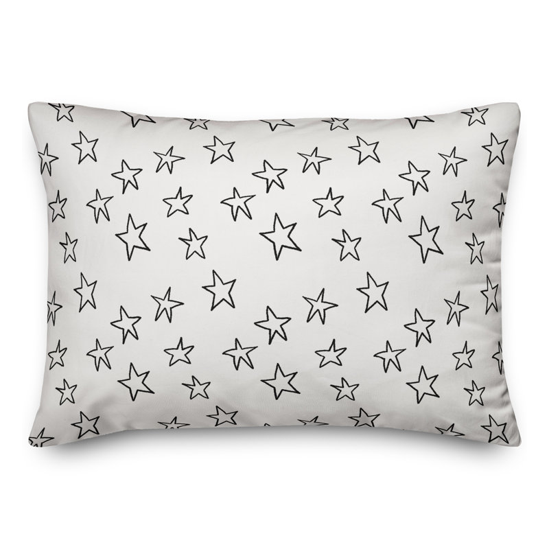 Simple Star Pattern Throw Pillow