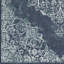 Tapis oriental bleu marine / bleu sarcelle / argent / gris / blanc Beauvais-1626279895